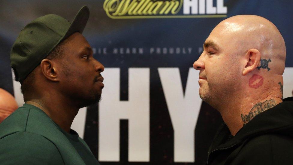 Dillian Whyte and Lucas Browne come face-to-face