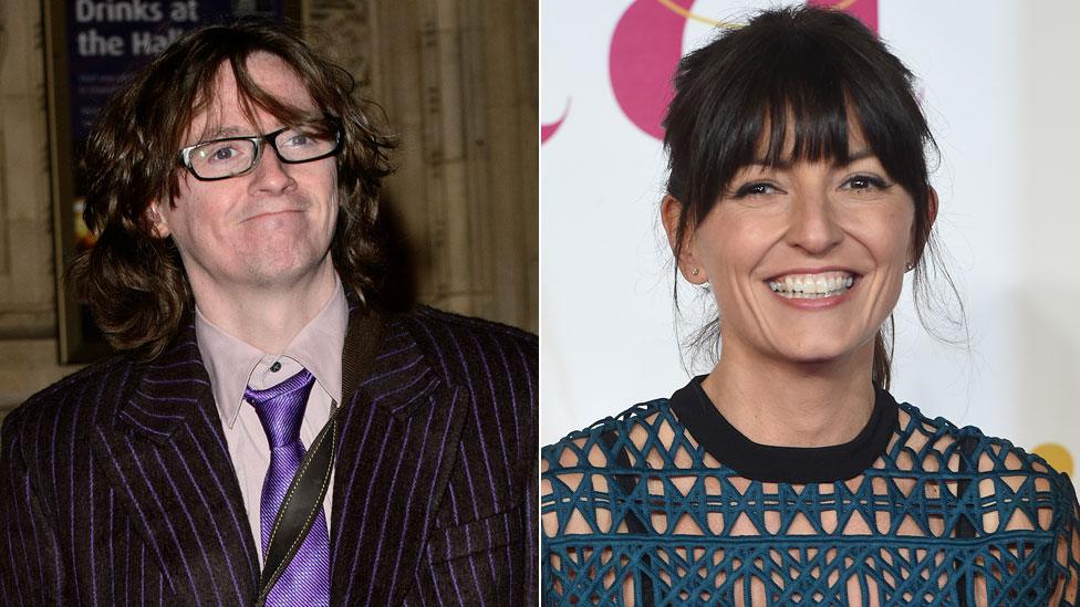 Ed Byrne and Davina McCall