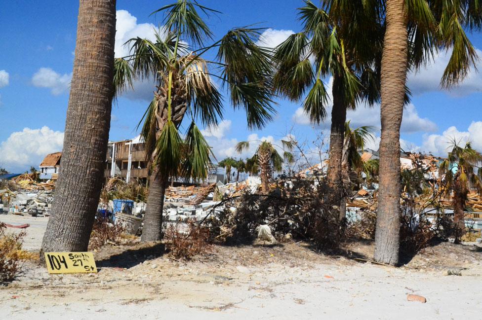 Devastation in Mexico Beach