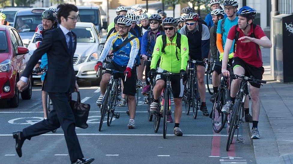 London cyclists