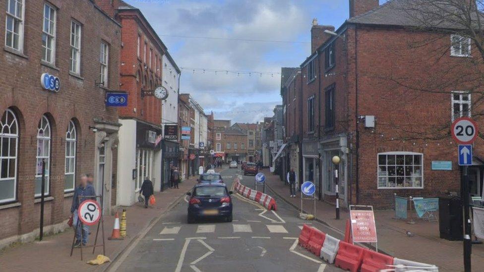 The barriers on Church Street