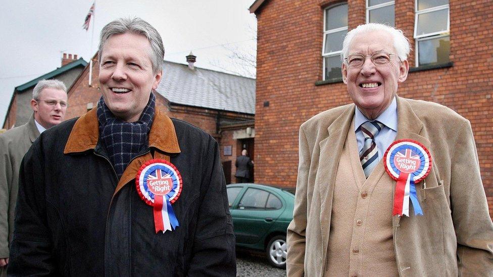 Peter Robinson and Ian Paisley