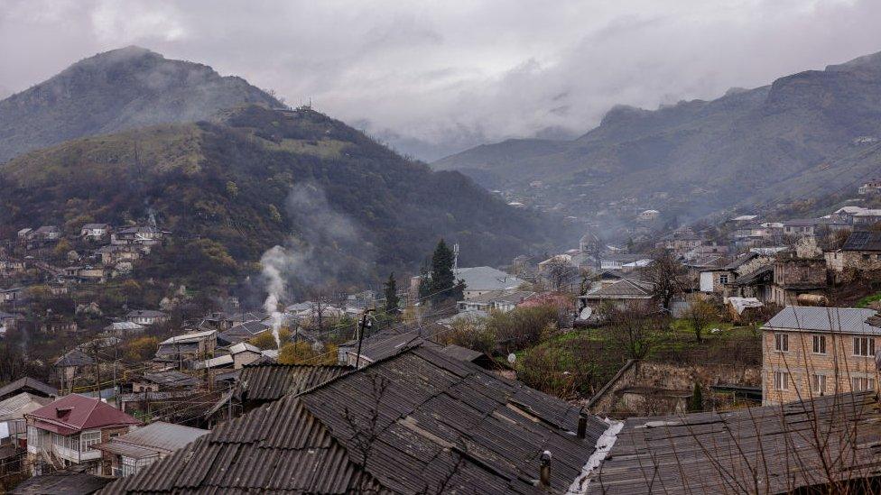 The village of Movses in northern Armenia