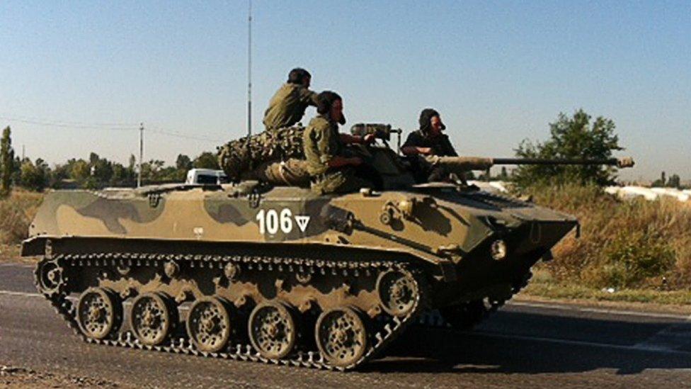 Russian armoured vehicle - file pic