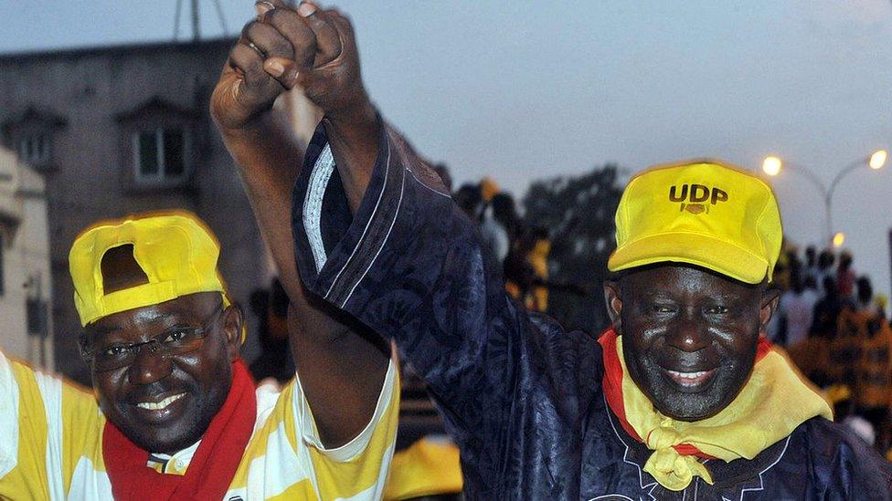 Ousainou Darboe was due to serve a three-year prison term