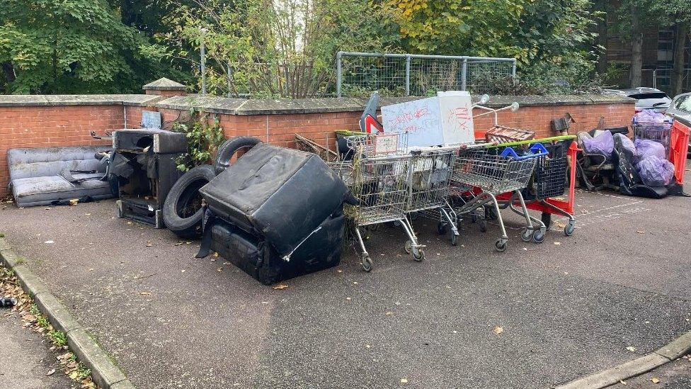 Rubbish cleared from the River Nene