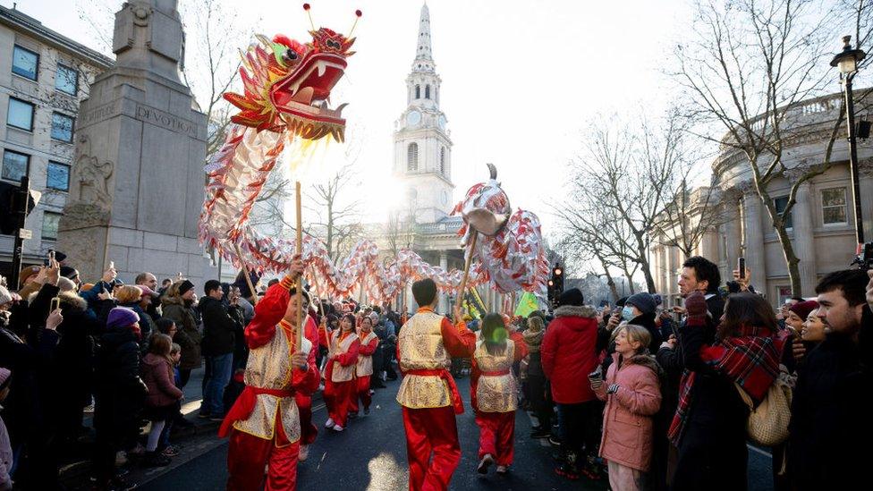 London dragon dance