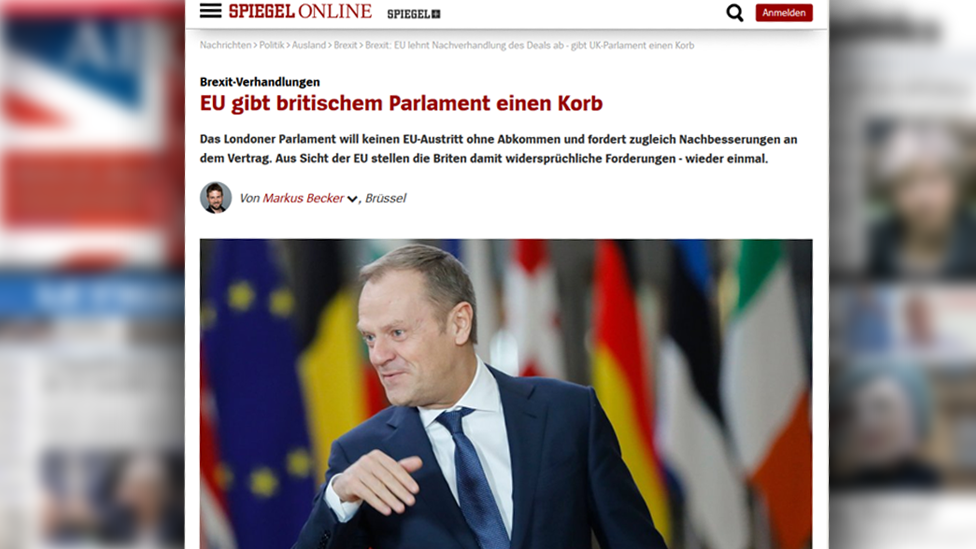 Der Spiegel front page