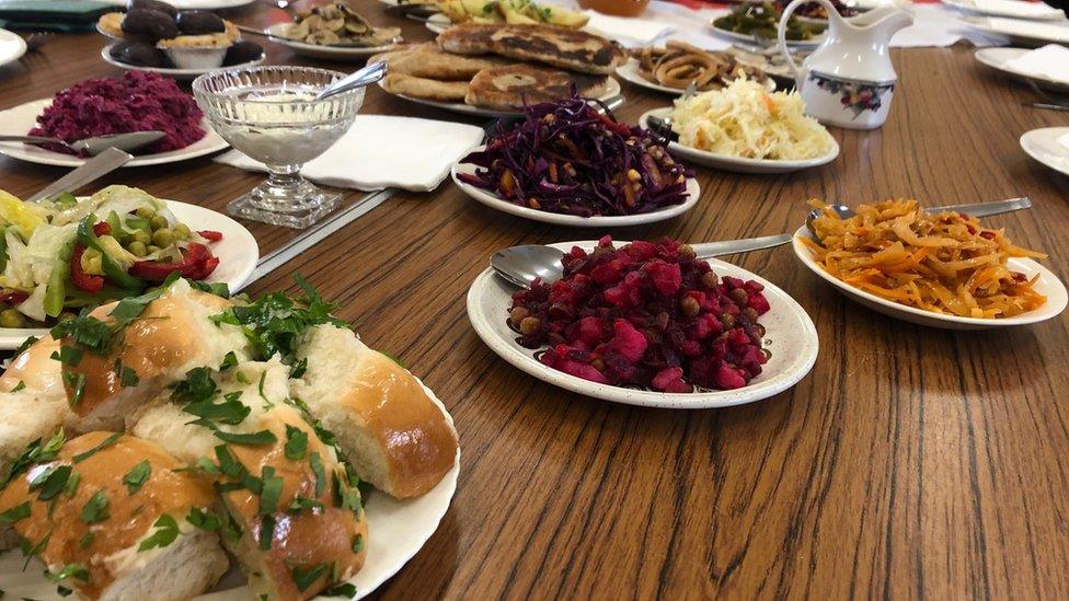 Ukrainian Christmas spread