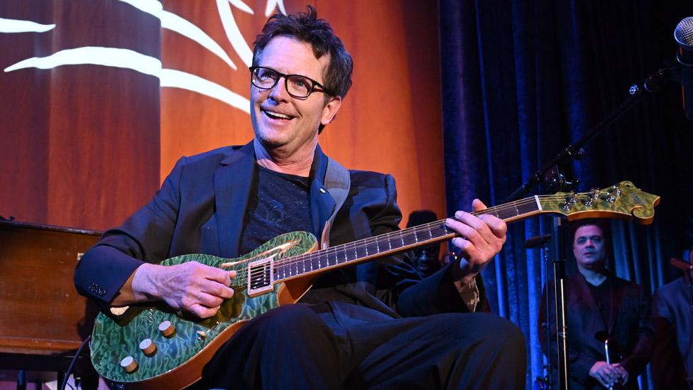 Michael J Fox appeared at a Parkinson's disease benefit event in November