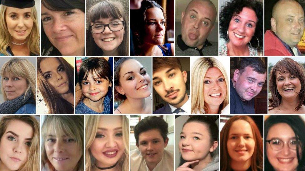 Manchester bombing victims