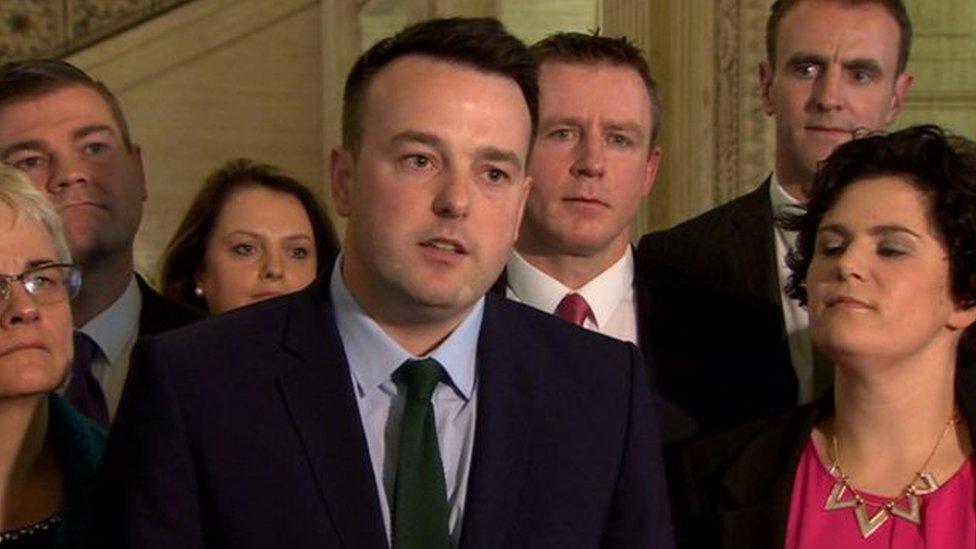 Colum Eastwood also announced the SDLP would go into opposition