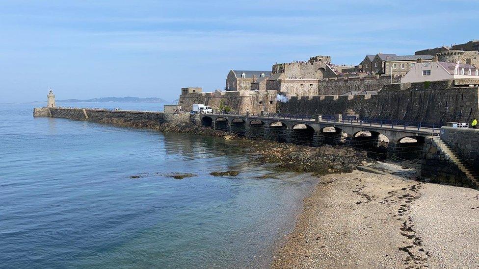 castle cornet in Guernsey