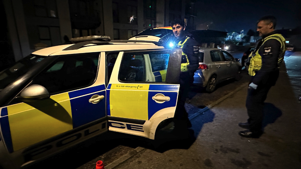 Police at Pendennis Point