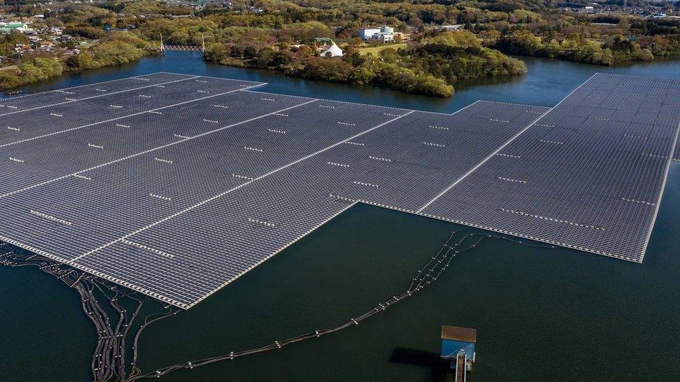 Japan is investing heavily in floating solar farms because of limited land availability or very expensive land