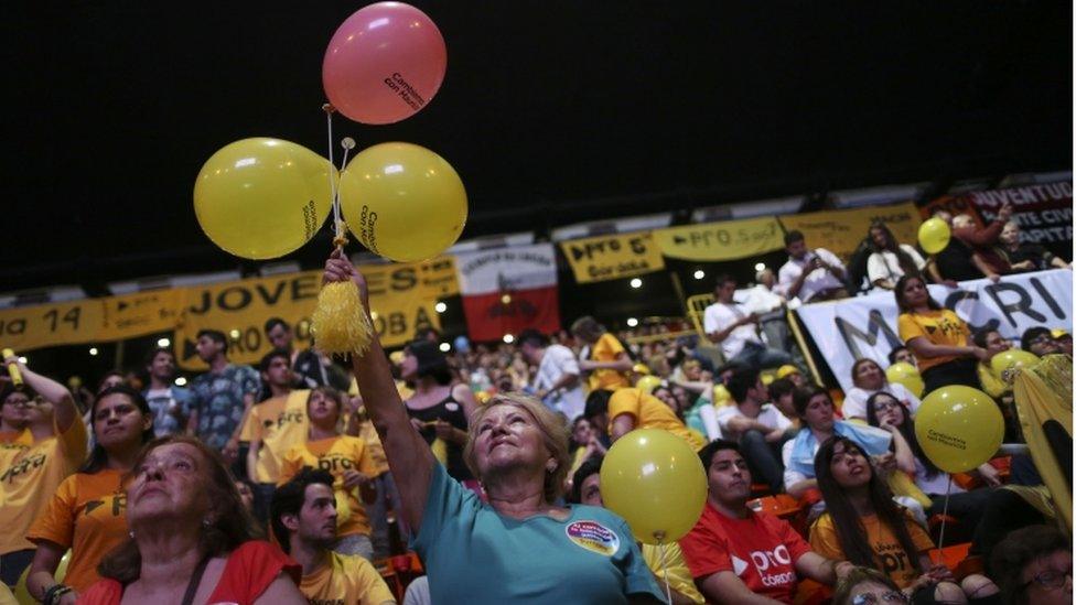 Rally for Mauricio Macri's candidacy in Cordoba, 22 October 2015