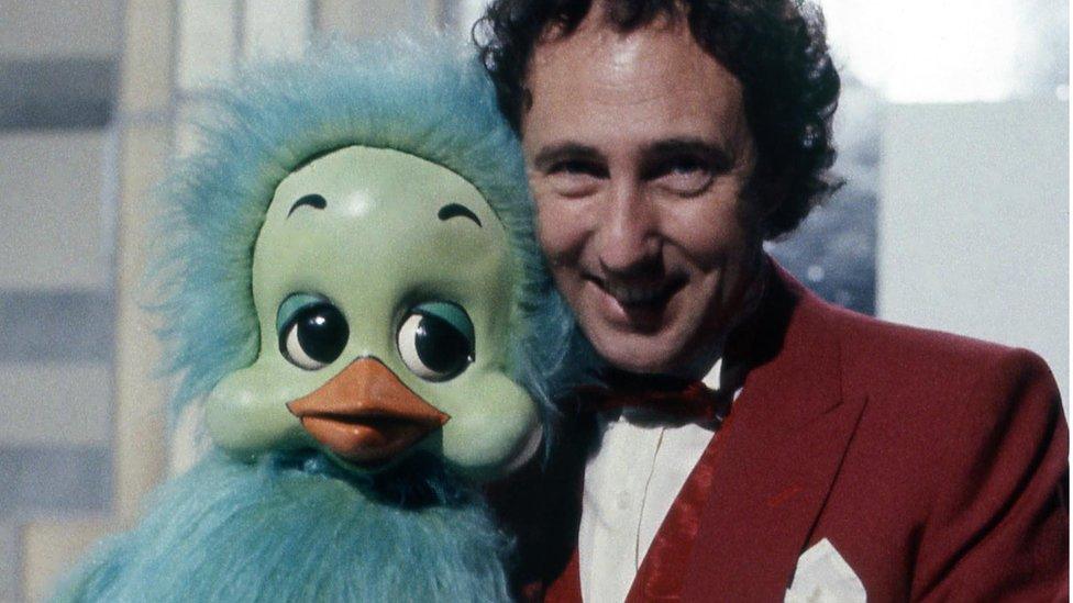 Keith Harris with Orville the duck in 1982