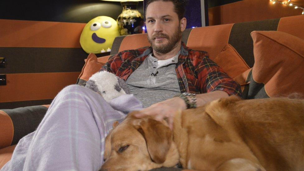 Tom Hardy with Woody