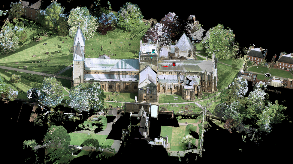 3D scan of Southwell Minster