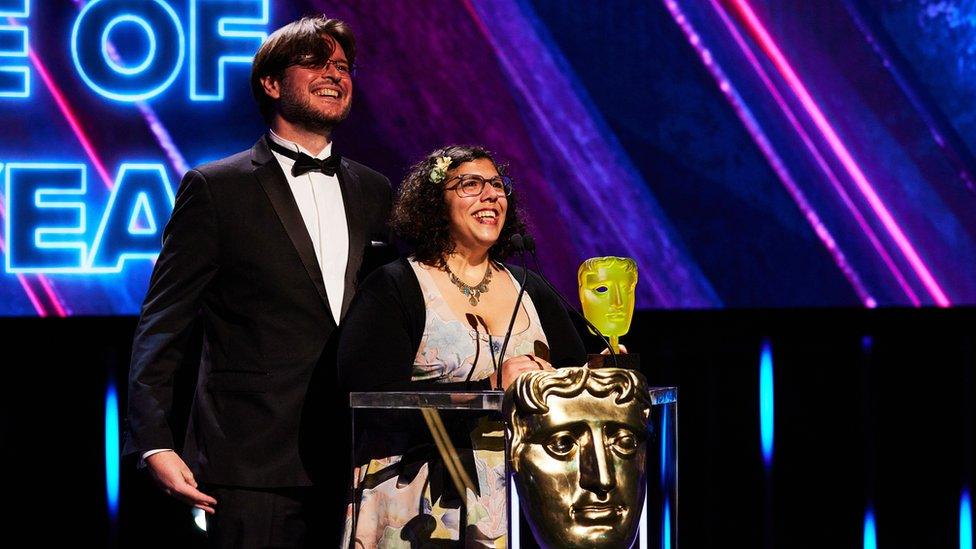 Tim Dawson and Wren Brier won two Baftas for Unpacking