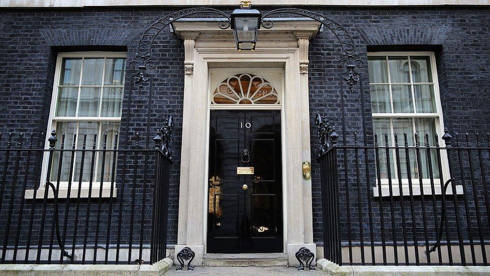 outside view of number 10 downing street