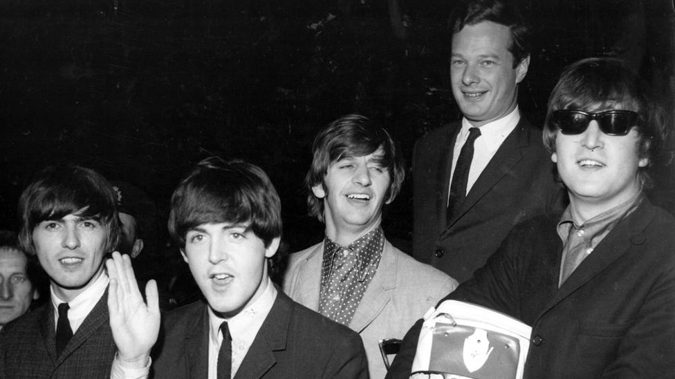 The Beatles with Brian Epstein