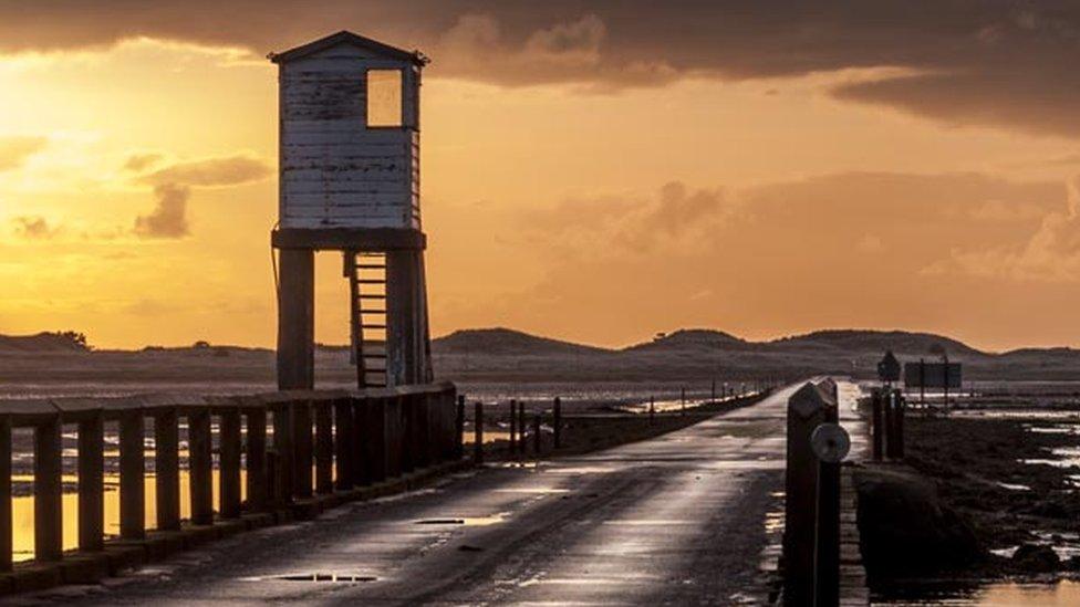 Holy Island causeway