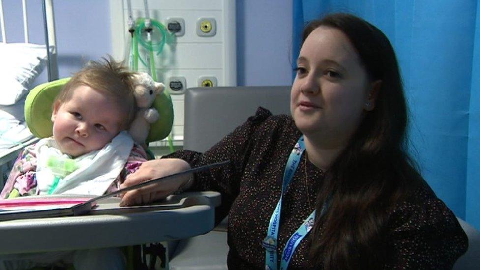 Lauren Jenkins and daughter Evie