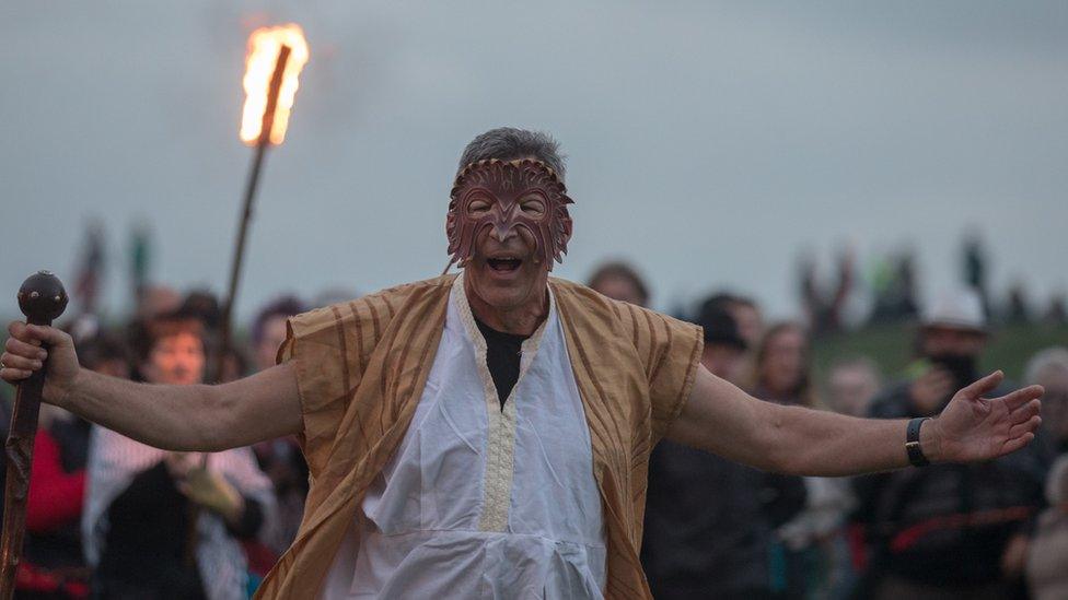 Man at Avebury