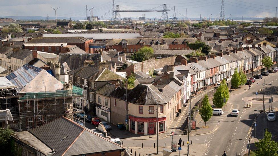 View of Newport, Wales