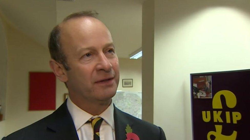 Henry Bolton was attending a meeting of UKIP members in Great Yarmouth