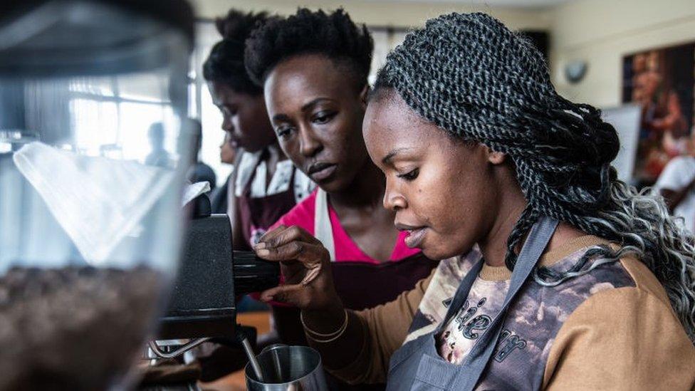 Baristas in Kenya