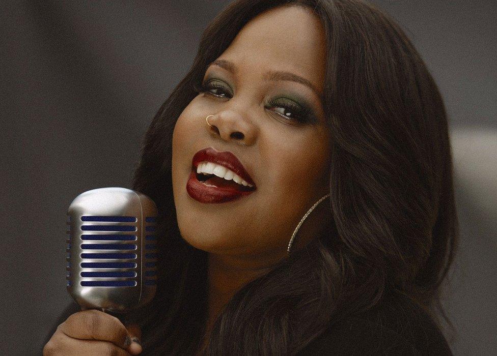 Amber Riley in Dreamgirls