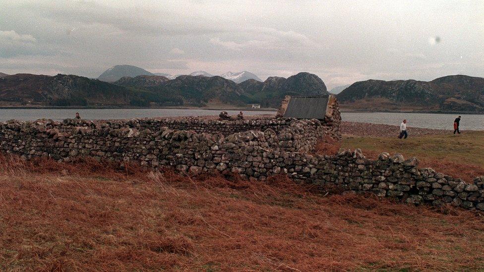 Gruinard island , off the west coast of Scotland. The island was infected with anthrax in 1942, but was declared safe by defence minister Michael Neubert in 1990.