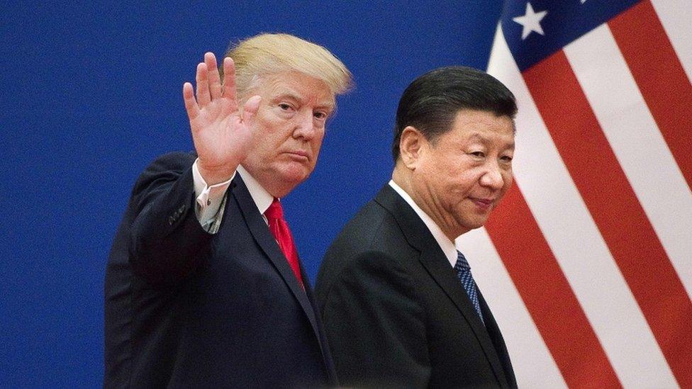 Donald Trump and Xi Jinping