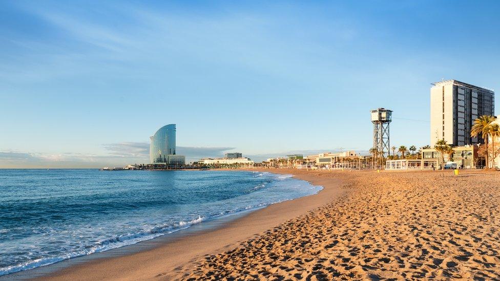 Barcelona beaches