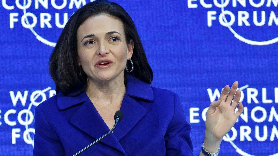 Sheryl Sandberg at the World Economic Forum in Davos in January 2016