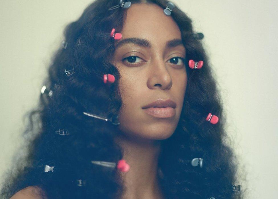 Album cover art for Solange's album A Seat at the Table