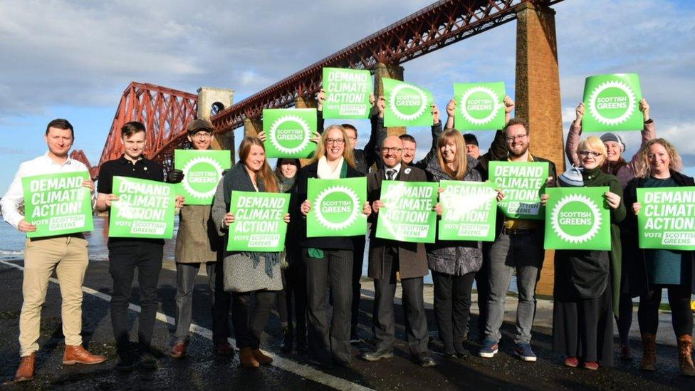 The Scottish Green Party launched its general election campaign in South Queensferry