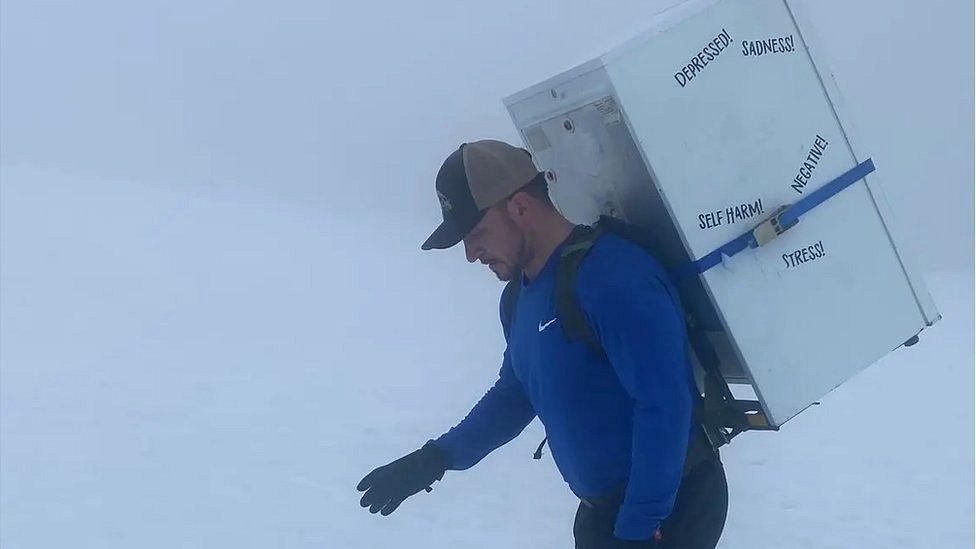 Michael Copeland at the Ben Nevis summit