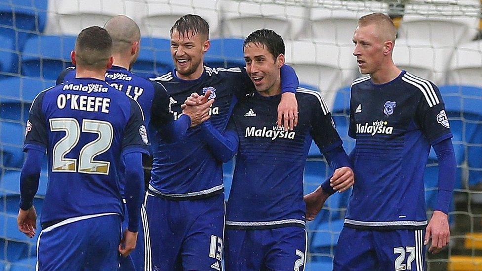 Cardiff celebrate