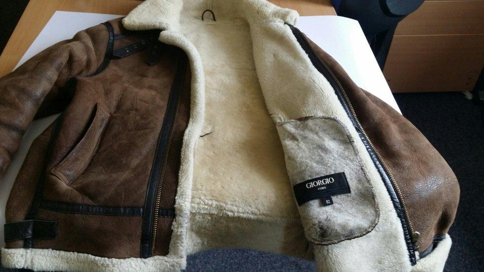 Coat belonging to missing man