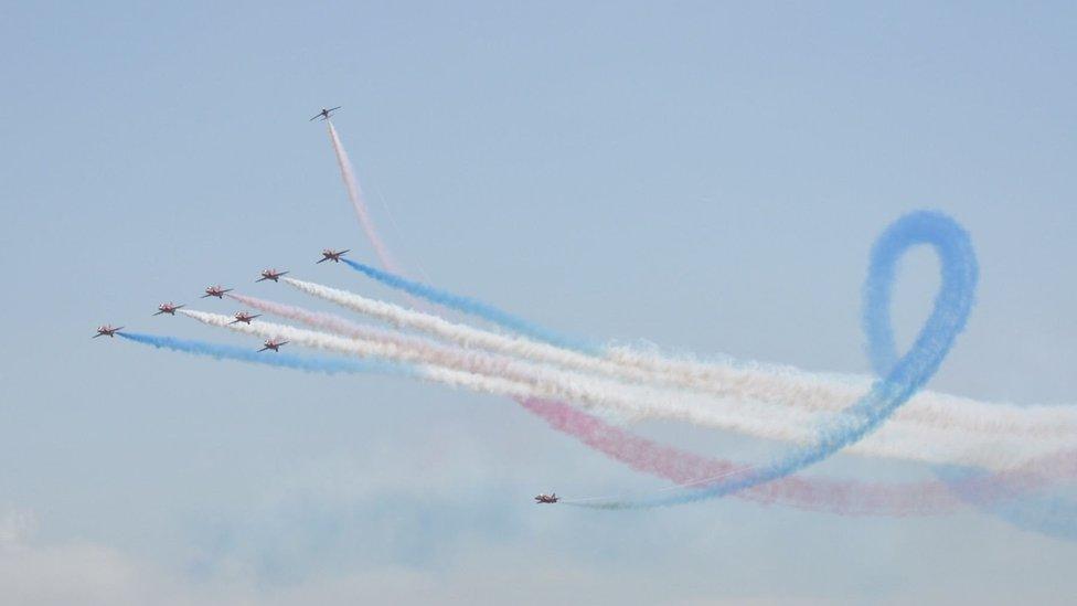 Air Display Red Arrows