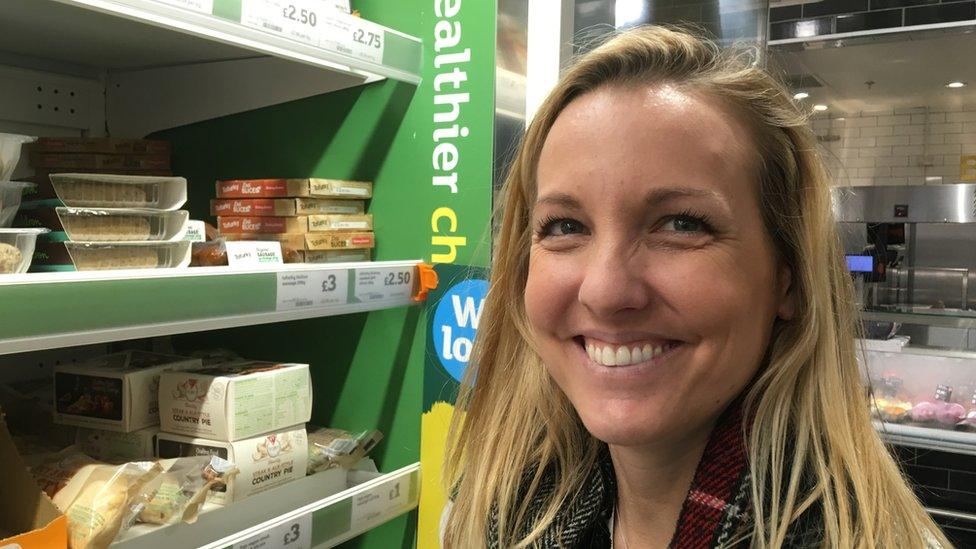 Nutritionist Charlotte Stirling-Reed said the 'healthier choices' sections of supermarkets are misleading