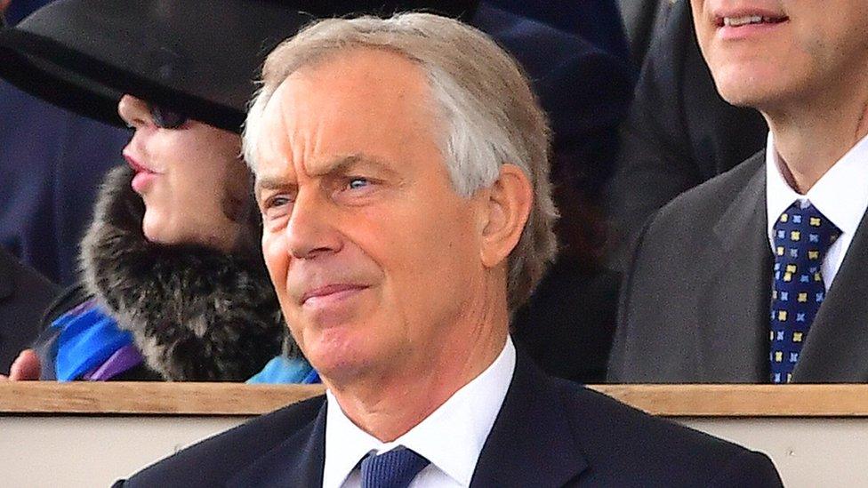 Former prime minister Tony Blair