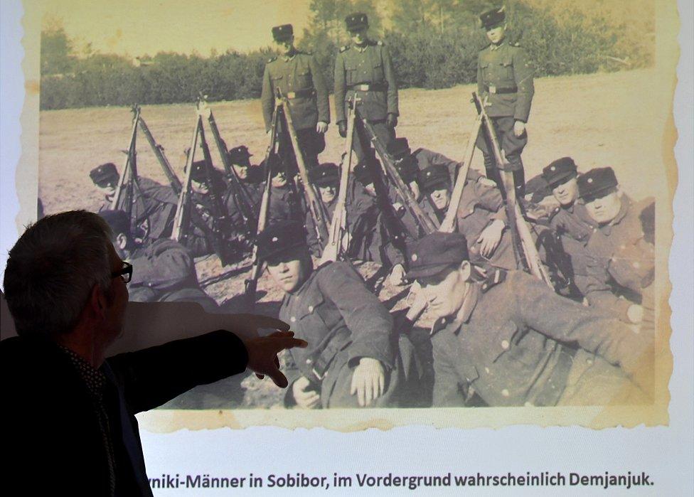 Photo alleged to show Demjanjuk at Sobibor