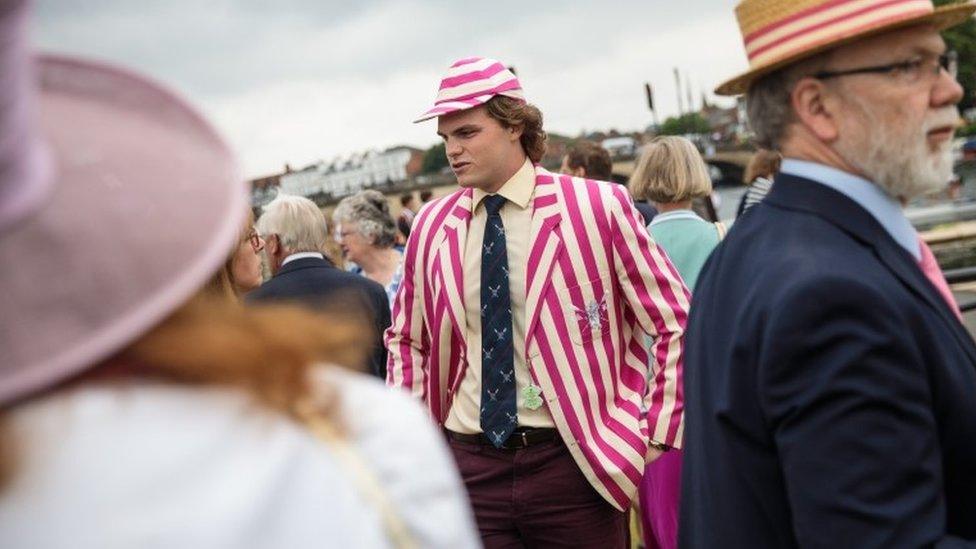 Man at Henley Regatta