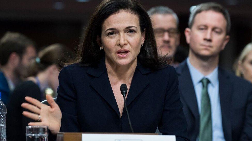 Facebook's Sheryl Sandberg is questioned by US politicians