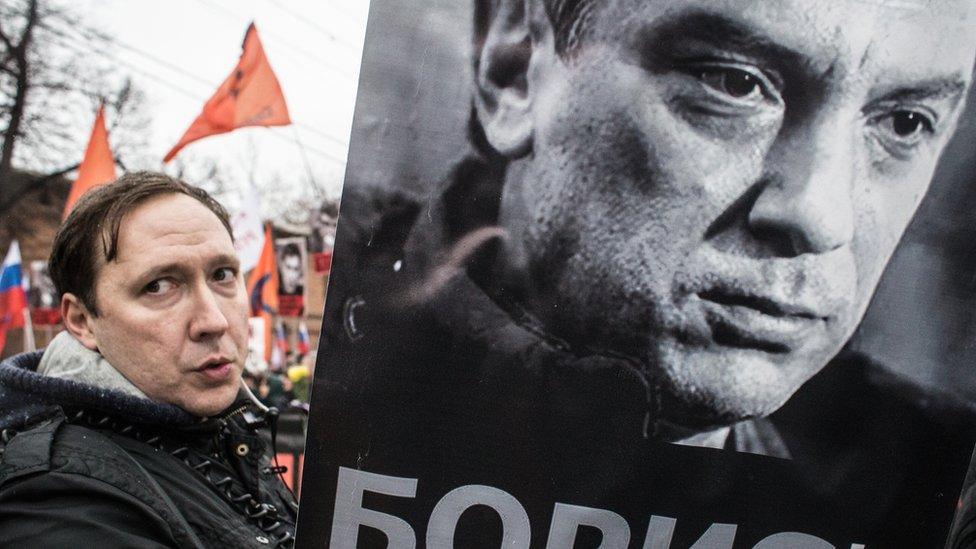 Memorial march for Boris Nemtsov, 1 Mar 15