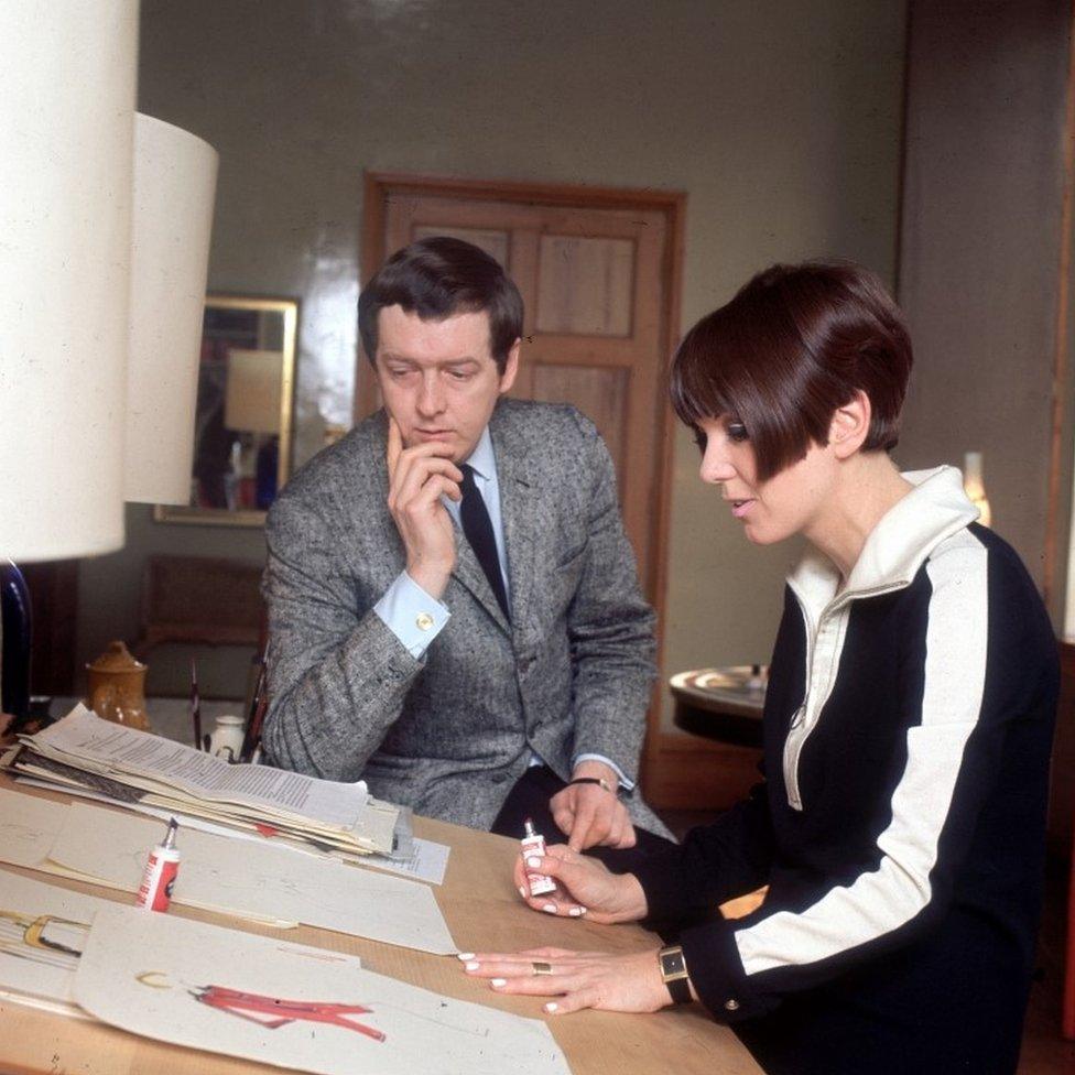 Alexander Plunkett Greene with Mary Quant